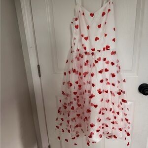 Charming Red Heart Dress